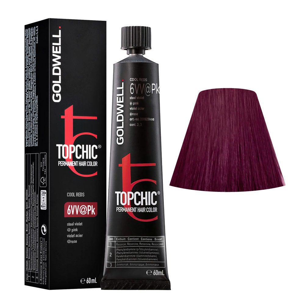 Topchic 6VV@PK Steel Violet Elumenated Pink Permanent Hair Color