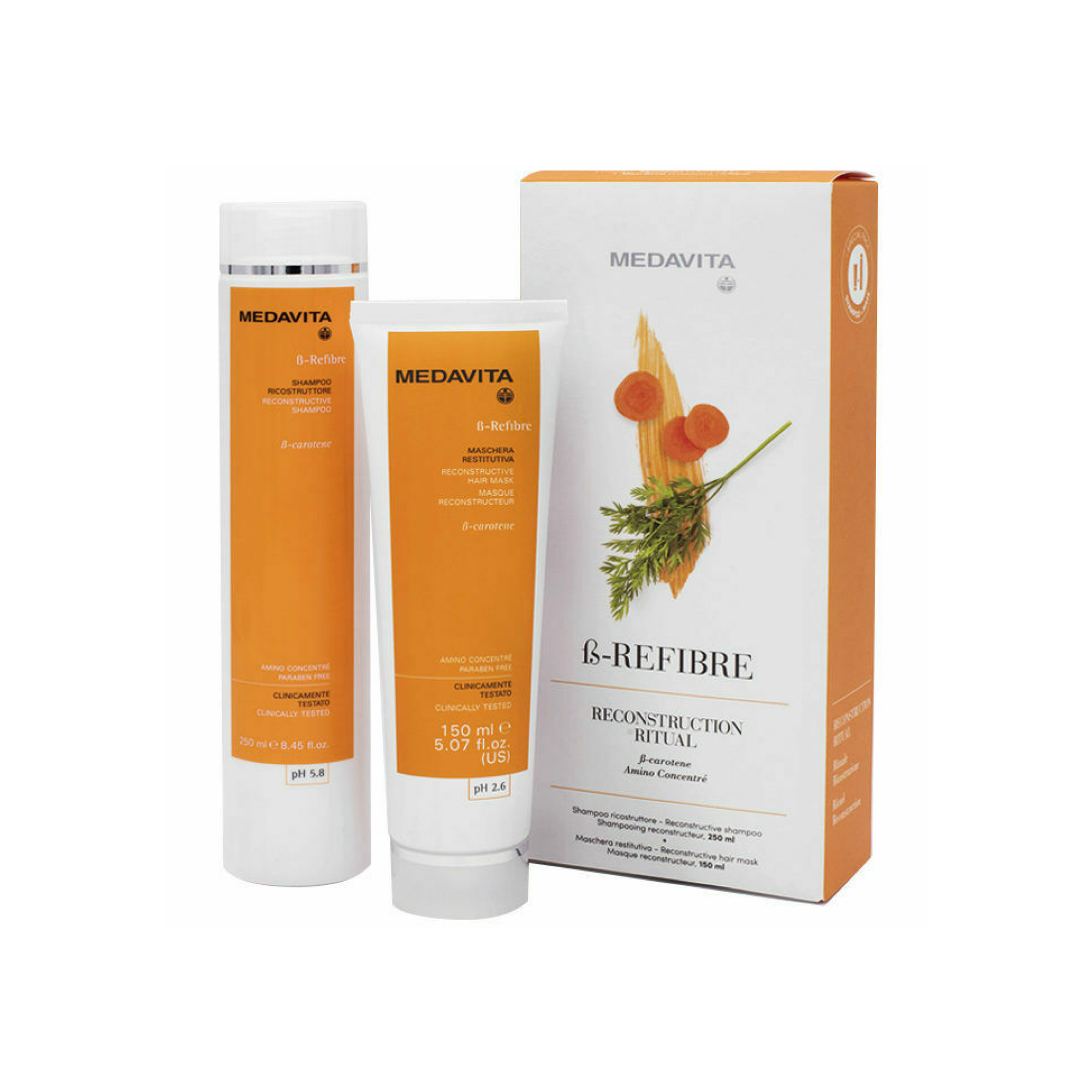 Beta Refibre Shampoo +Mask Kit