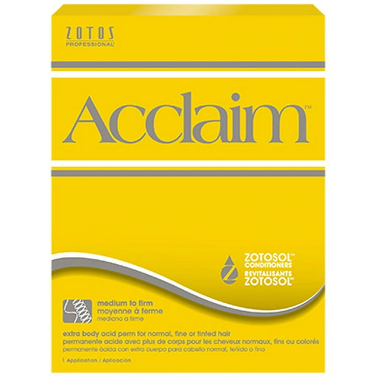 Acclaim Extra Body Medium to Firm Acid perm