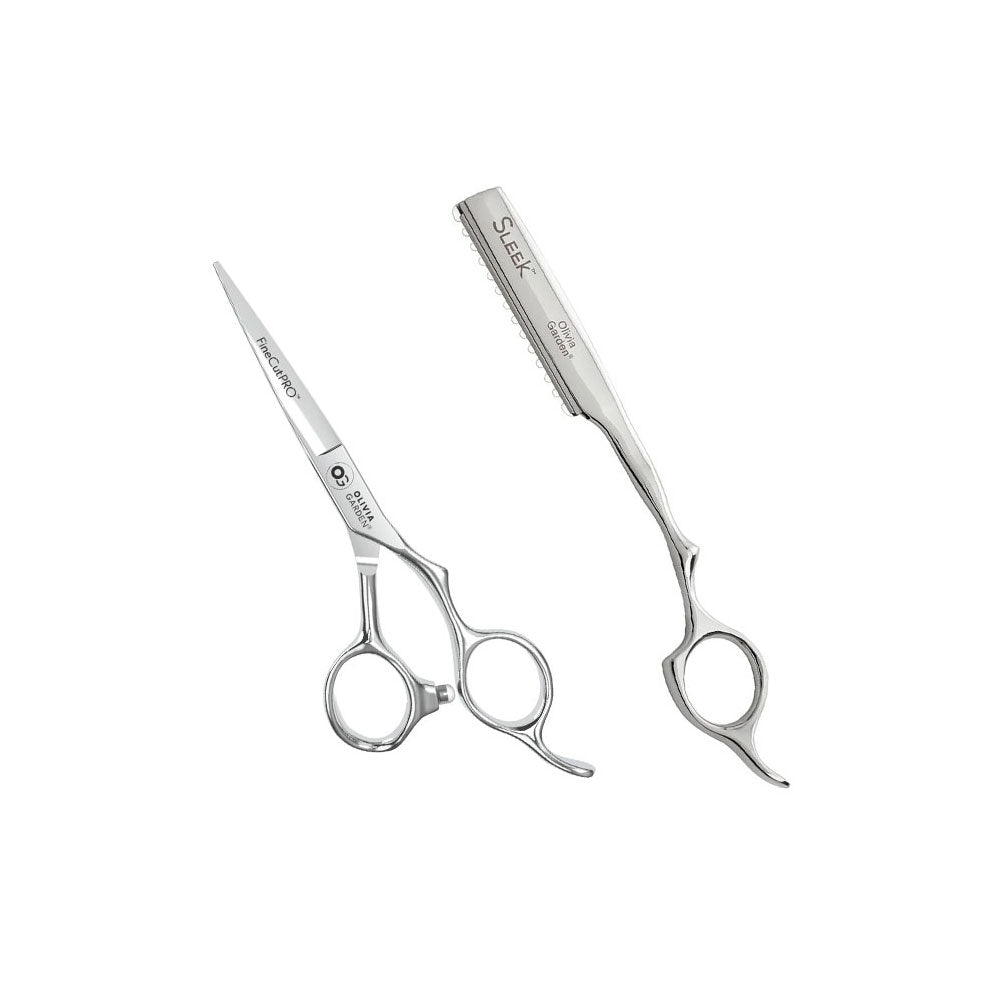 Olivia Garden Fine Cut Shear 5.5 In And Razor