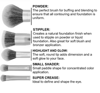 Glam Makeup Brush Set & Case