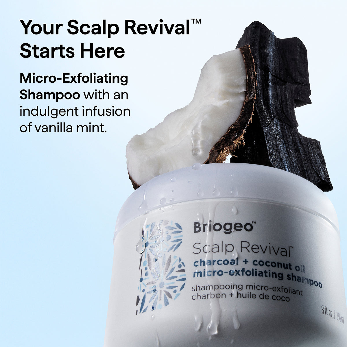 Scalp Revival Charcoal + Coconut Oil Micro Exfoliating Shampoo