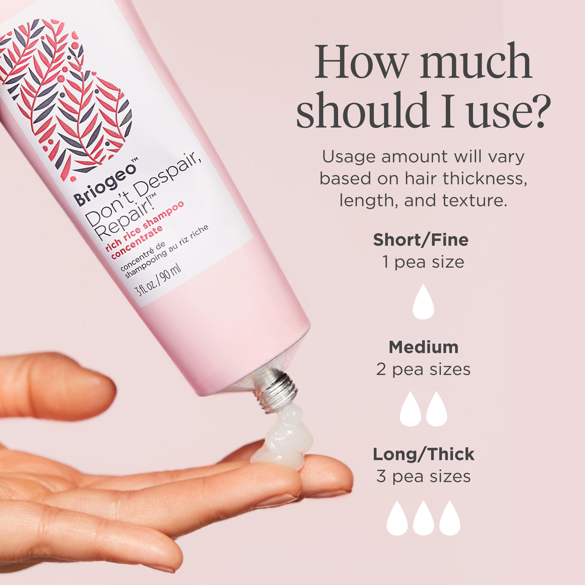 Don't Despair Repair Rich Rice Shampoo Concentrate