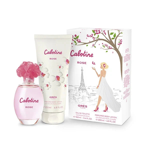 Cabotine Rose Eau De Toilette + Body Lotion Gift Set