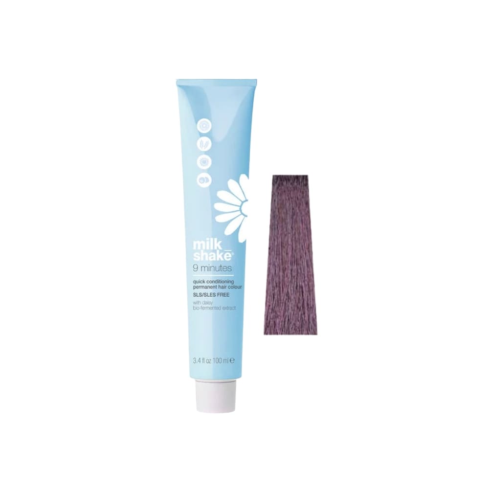 9 Minutes Color 4V Medium Brown Purple Permanent Cream Color