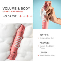 OSiS+ Grip Extra Strong Mousse