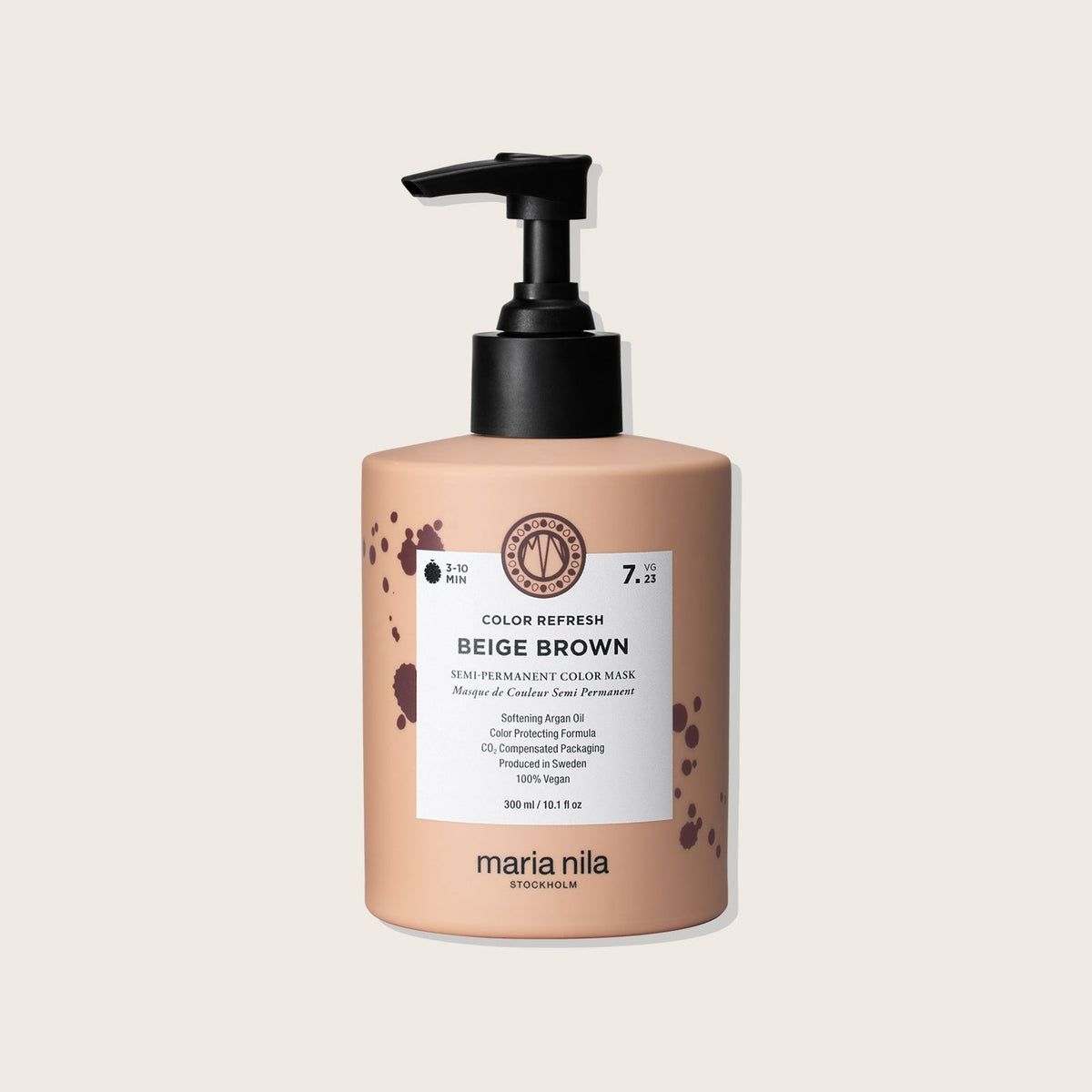 Color Refresh Beige Brown Semi Permanent Color Mask 7.23