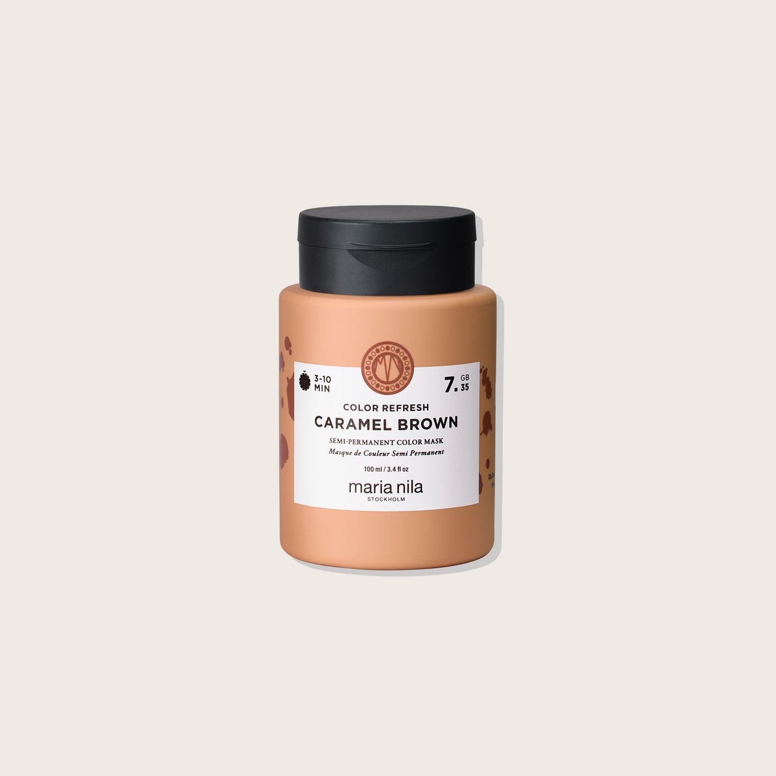 Color Refresh Caramel Brown Semi Permanent Color Mask 7.35