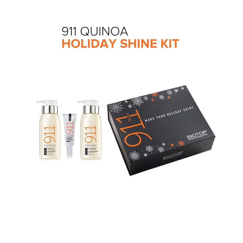 911 Quinoa holiday shine kit