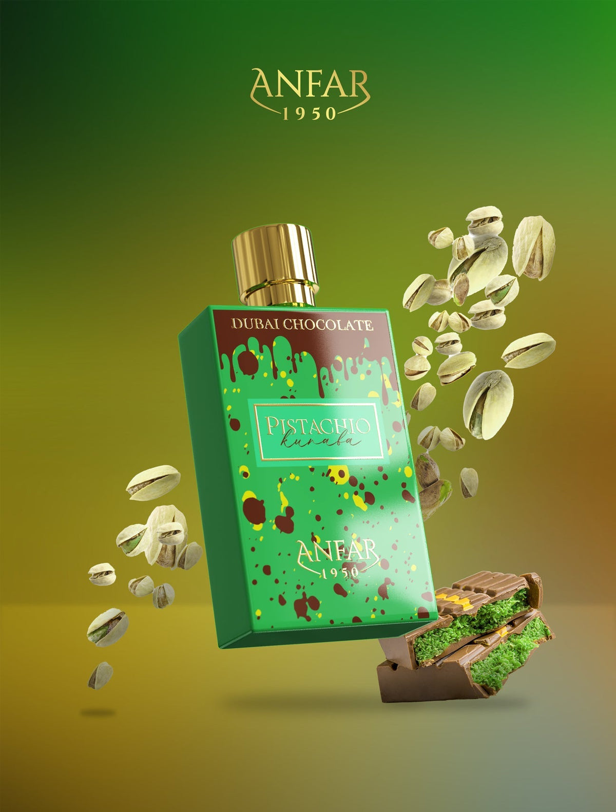 Pistachio Kunafa Dubai Chocolate Extrait De Parfum