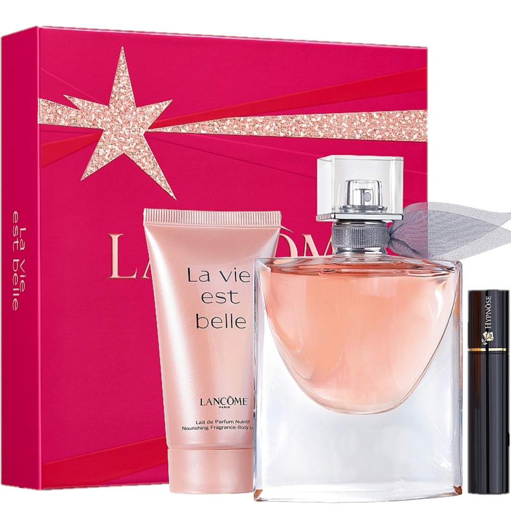 La vie est belle eau de parfum Coffret trois pièces