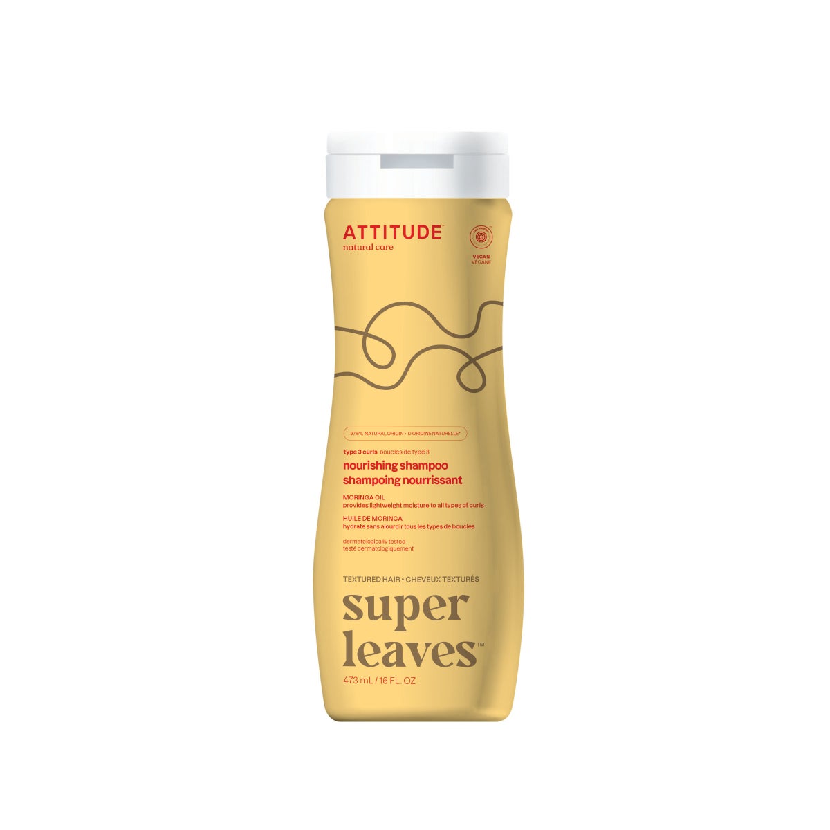 Curls Nourishing Shampoo Moringa Oil Super Leaves
