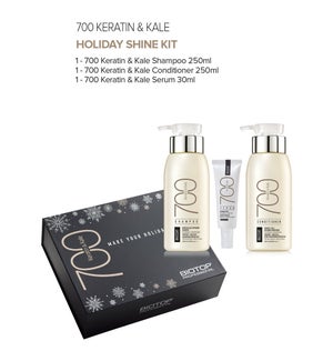 700 Keratin & Kale holiday shine kit