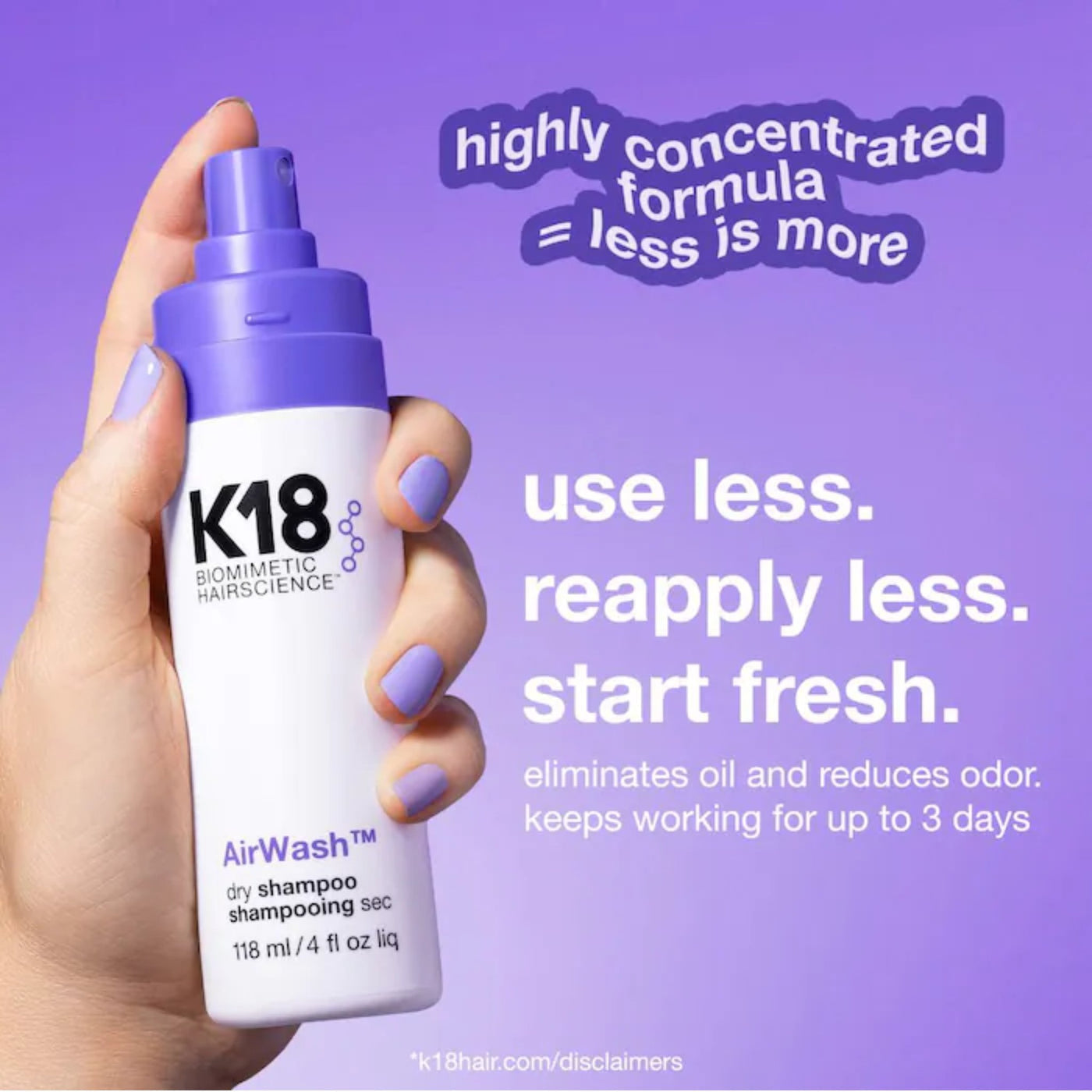 Air Wash Dry Shampoo