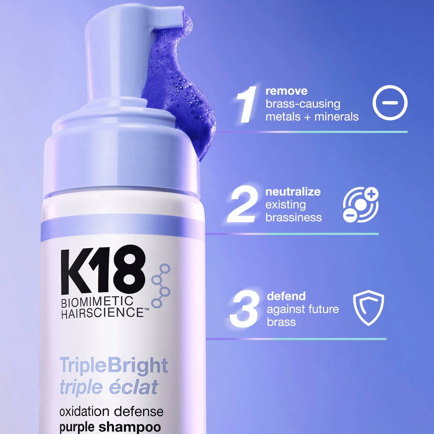 Triple Bright Oxidation Defense Purple Shampoo