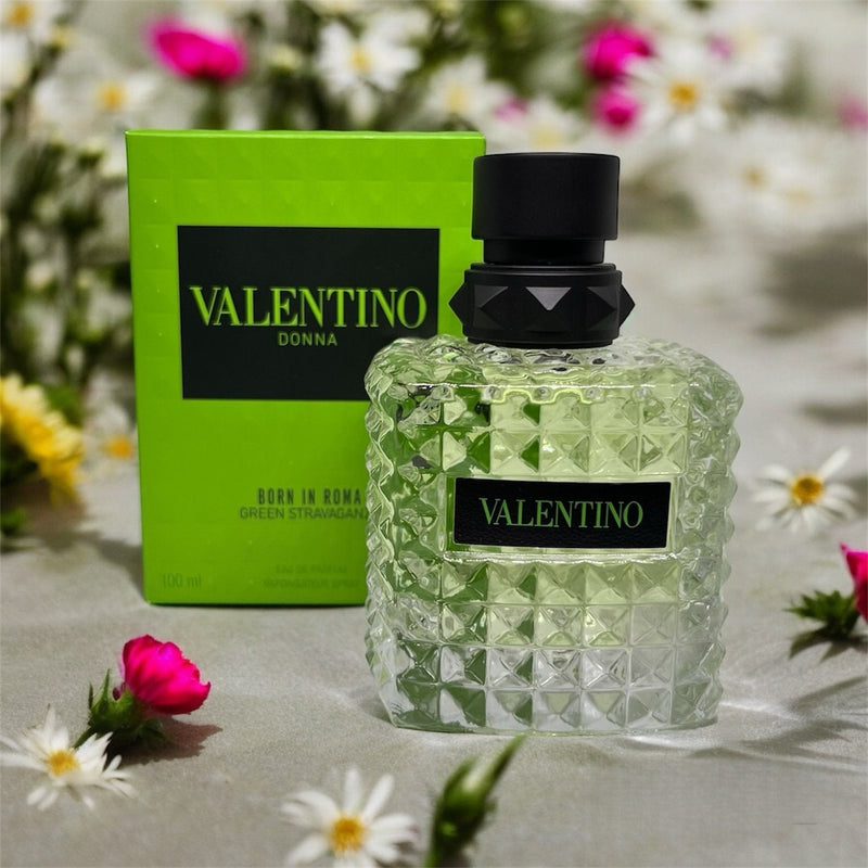 Donna Born in Roma Green Stravaganza