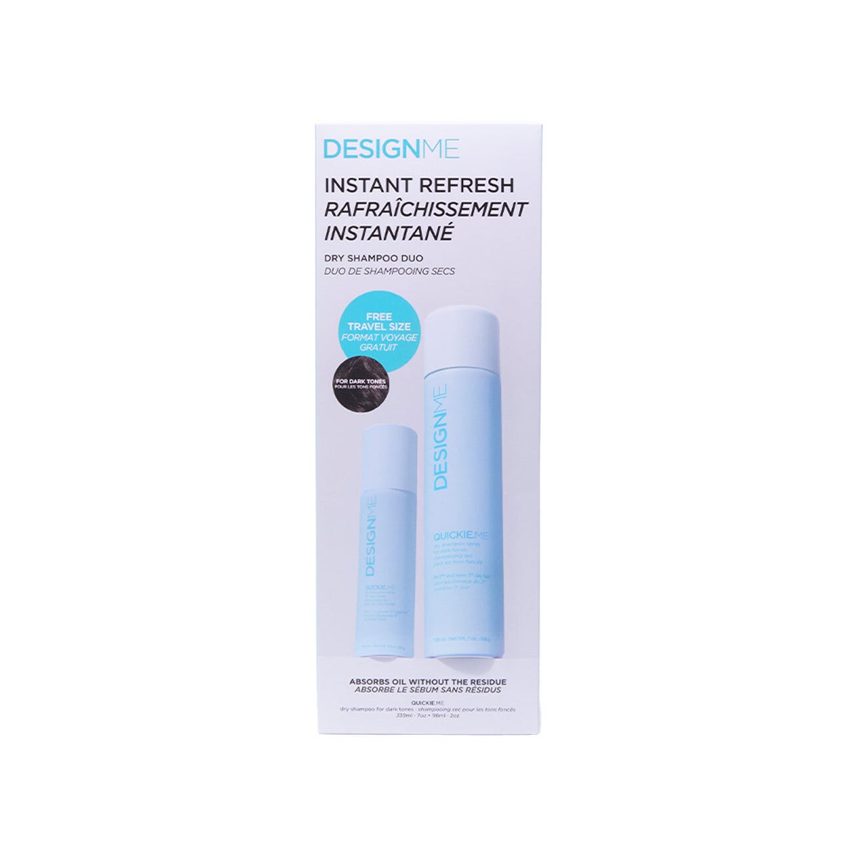 Quickie Me Dark Dry Shampoo Refresh Duo