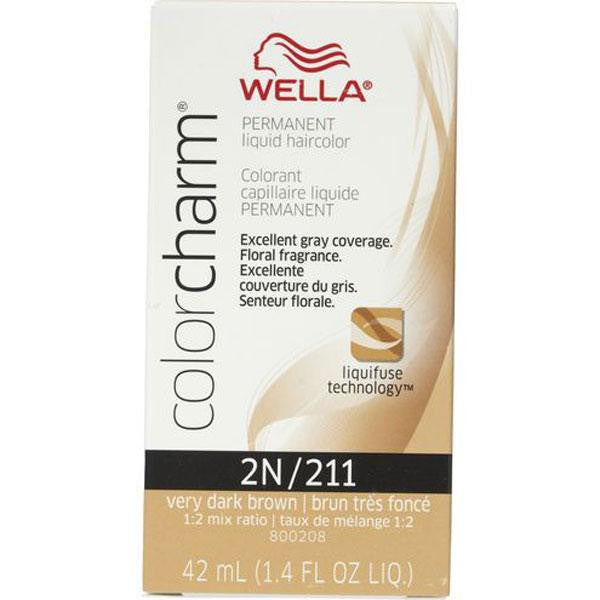 Color Charm Liquid Hair Color 2N/211 Very Dark Brown