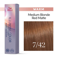 Illumina 7/42 - Medium Matte Copper Blonde