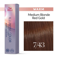 Illumina 7/43 - Medium Red Gold Blonde