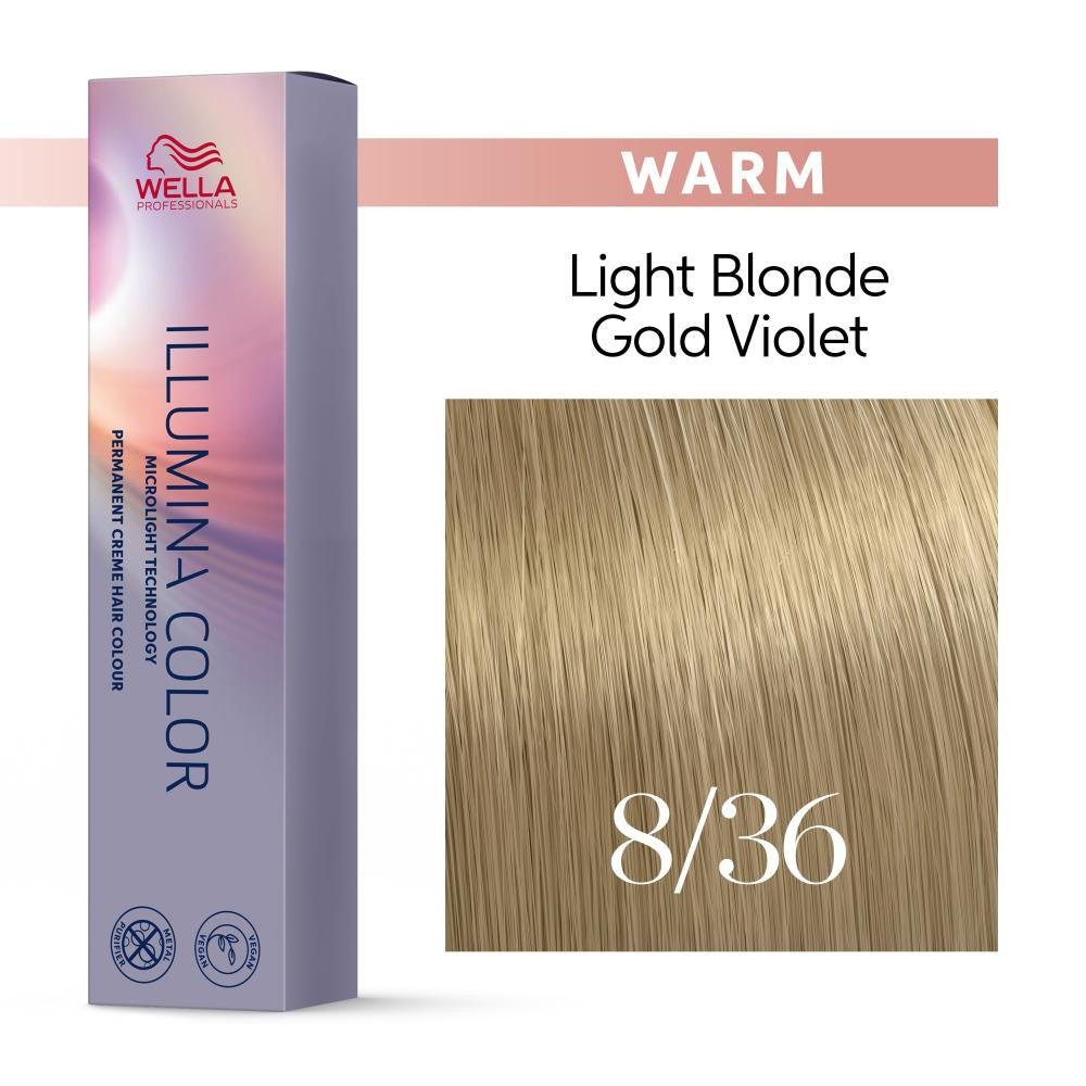 Illumina 8/36 - Light Golden Violet Blonde