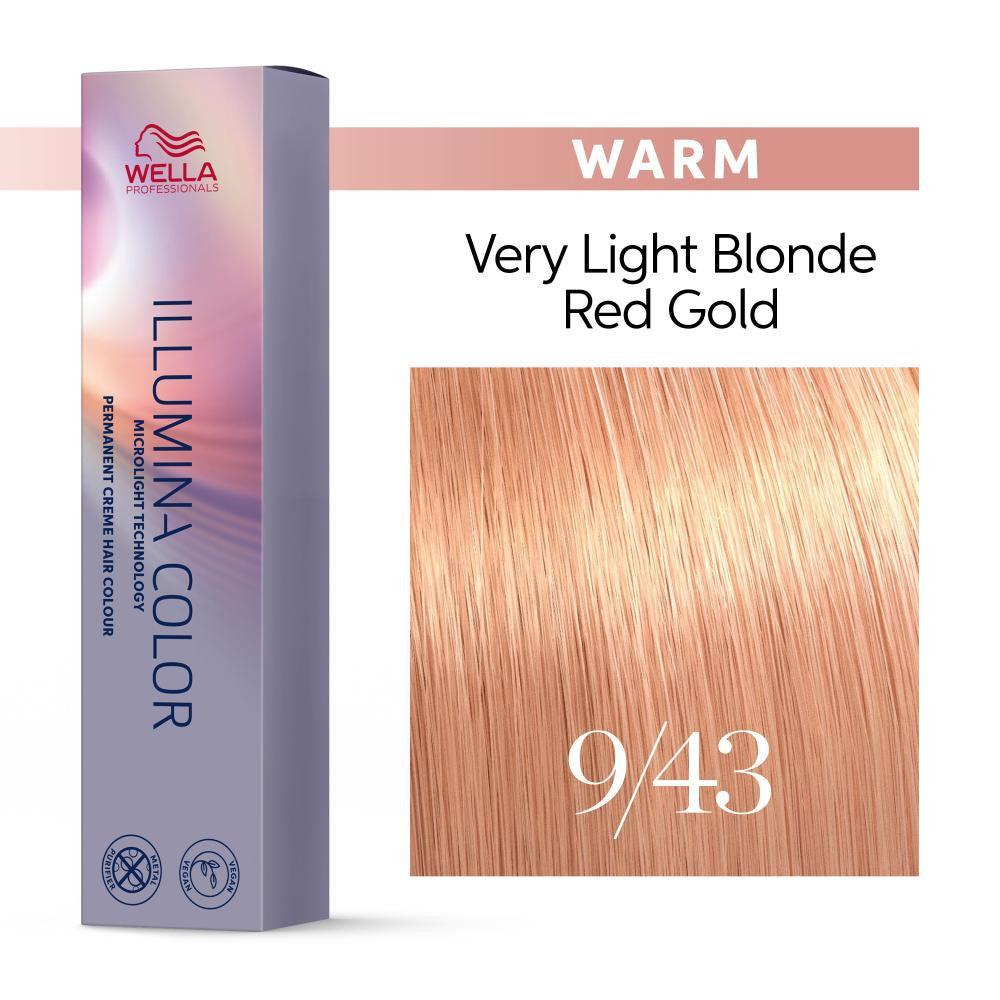Illumina 9/43 - Very Light Blonde Red Gold