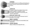 Glam Makeup Brush Set & Case