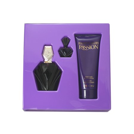 Passion 3 Pc. Gift Set ( Eau De Toilette Spray 2.5 Oz + Body Lotion 6.7 Oz + Parfum Miniature )